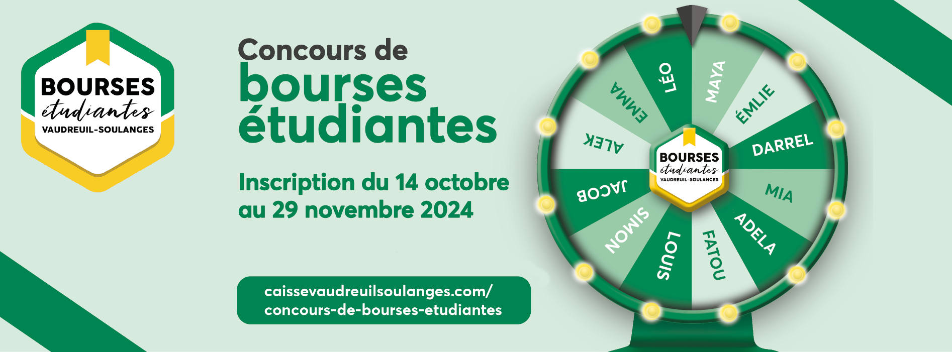 Caisse de Vaudreuil-soulanges - Concours de bourse 2024-2025